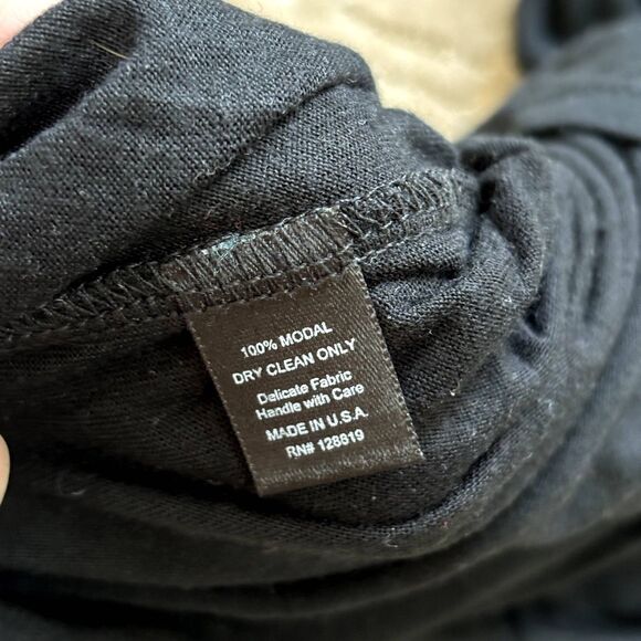 Revolve Riller & Fount Mini Tank Dress Ruched Black Women's 1 Small Stretch Y2K - Picture 6 of 8